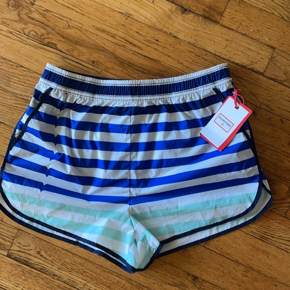 NWT Hunter for Target Blue Striped Shorts - Picture 3 of 6